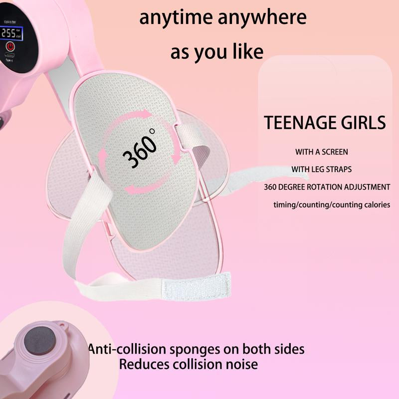 Thigh Exerciser,Thigh Toner,Inner Thigh Shaper /Arm Sculptor Ergonomic Pelvic Floor Trainer for Postpartum Care & Home Workouts,Pelvic Floor Muscle Trainer Exercise Product,The Device Can Only Be Turned on by Exercise.,Gift Thigh Bondage Straps