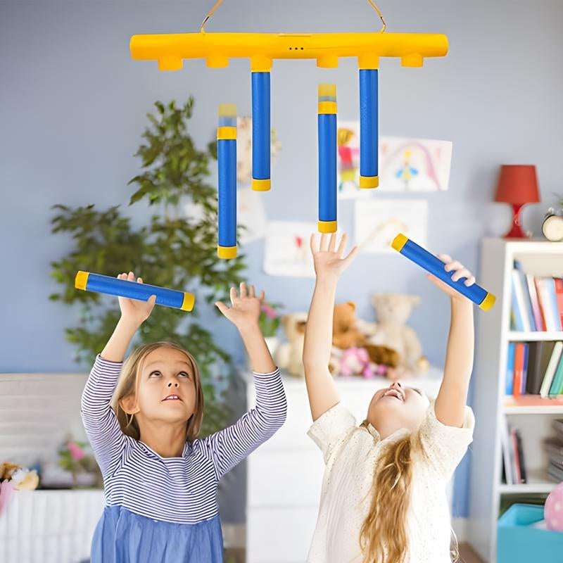 Catching Sticks Game Reaction Training Toy, Hand Eye Coordination Games, Falling Sticks Catching Game Adults, Reflex Challenge Game, 3 Adjustable Speed, for Toddlers Multifunction，Party Game