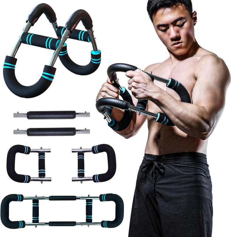 【NEW Version】2025 Pro Arm Trainer Chest Workout Strengthen Chest and Arm Muscles Men'S Fitness Trainer Detachable Portable Spring Resistance Home Fitness Equipment for Beginners and Enthusiasts