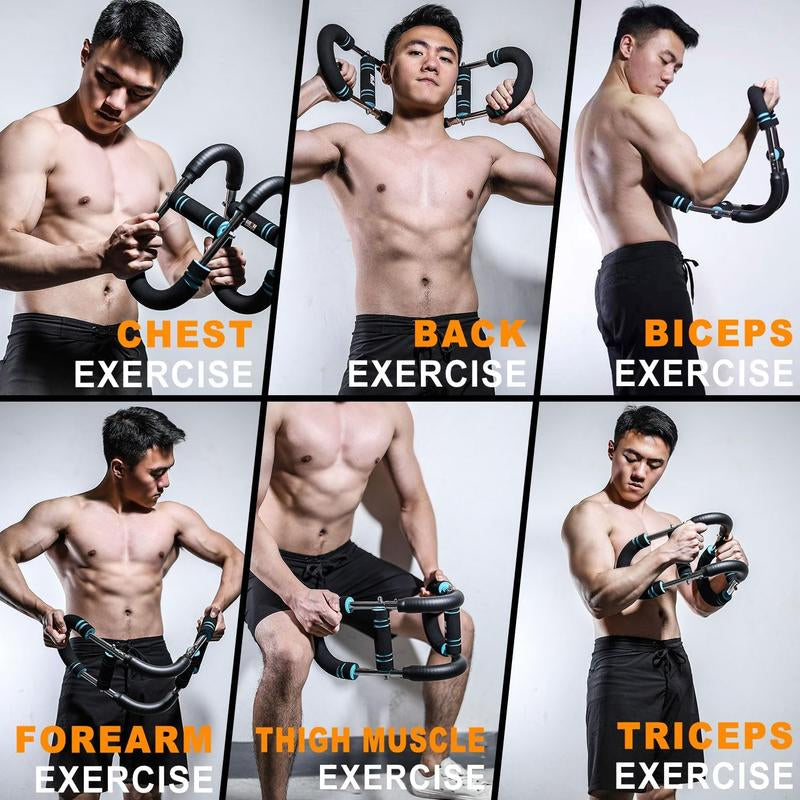 【NEW Version】2025 Pro Arm Trainer Chest Workout Strengthen Chest and Arm Muscles Men'S Fitness Trainer Detachable Portable Spring Resistance Home Fitness Equipment for Beginners and Enthusiasts