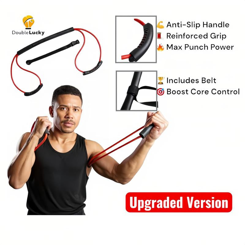 Boxing Resistance Band - Boxing Training Gear - Faster Punch Speed & Power - Full-Body Cardio Training - Ultra Portable - Multiple Resistance Levels Choices - Home Gym Workout Kit Exercise Equipment