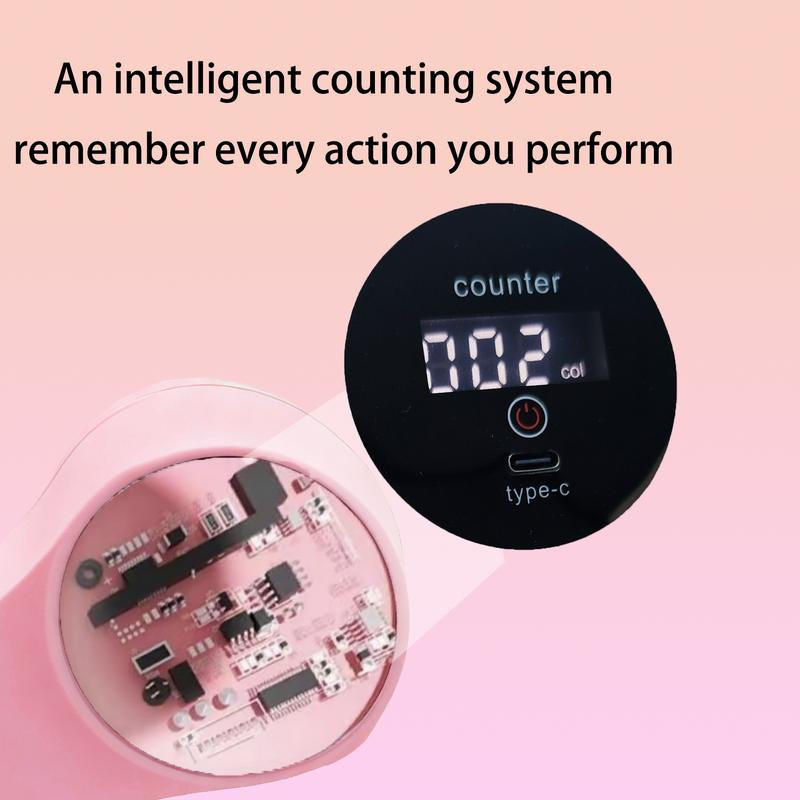 Thigh Exerciser,Thigh Toner,Inner Thigh Shaper /Arm Sculptor Ergonomic Pelvic Floor Trainer for Postpartum Care & Home Workouts,Pelvic Floor Muscle Trainer Exercise Product,The Device Can Only Be Turned on by Exercise.,Gift Thigh Bondage Straps