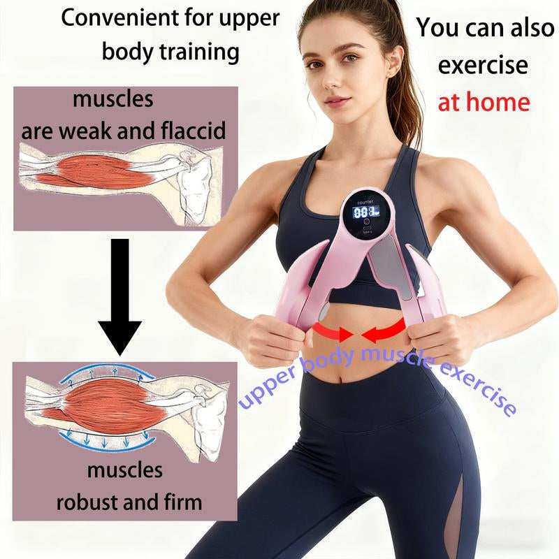 Thigh Exerciser,Thigh Toner,Inner Thigh Shaper /Arm Sculptor Ergonomic Pelvic Floor Trainer for Postpartum Care & Home Workouts,Pelvic Floor Muscle Trainer Exercise Product,The Device Can Only Be Turned on by Exercise.,Gift Thigh Bondage Straps