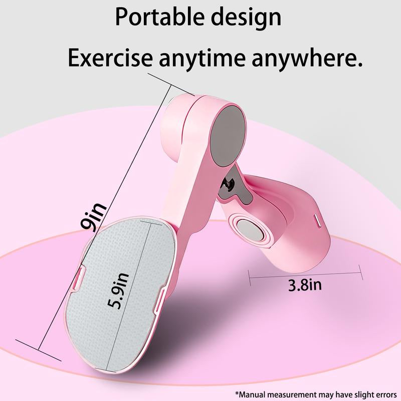 Thigh Exerciser,Thigh Toner,Inner Thigh Shaper /Arm Sculptor Ergonomic Pelvic Floor Trainer for Postpartum Care & Home Workouts,Pelvic Floor Muscle Trainer Exercise Product,The Device Can Only Be Turned on by Exercise.,Gift Thigh Bondage Straps