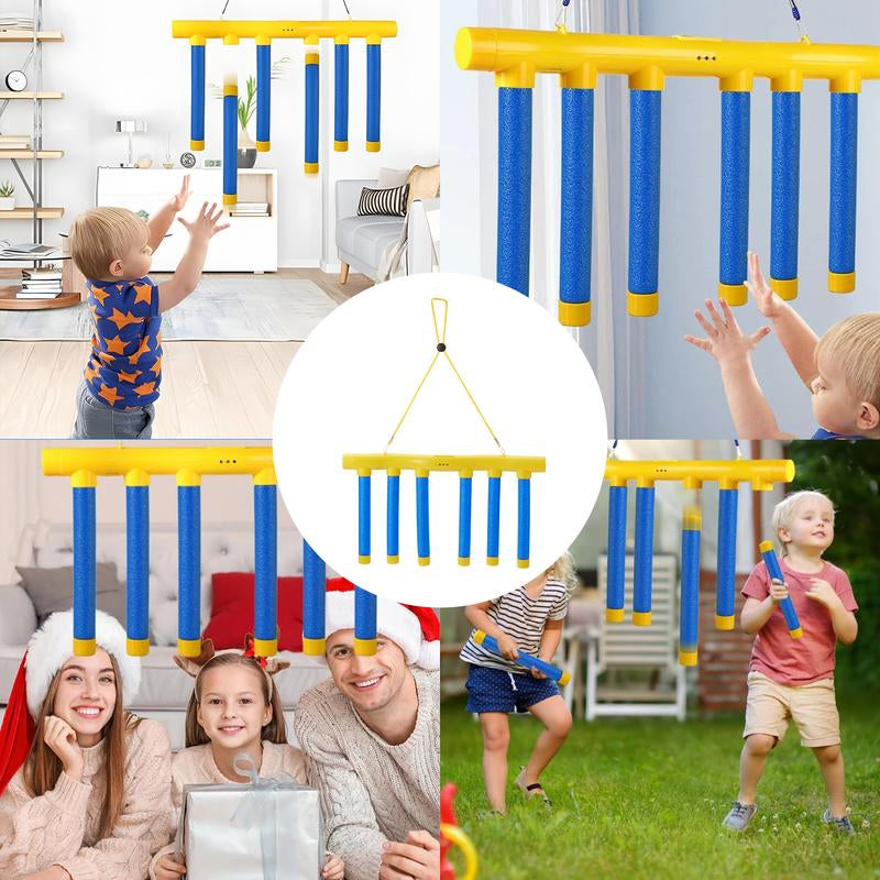 Catching Sticks Game Reaction Training Toy, Hand Eye Coordination Games, Falling Sticks Catching Game Adults, Reflex Challenge Game, 3 Adjustable Speed, for Toddlers Multifunction，Party Game