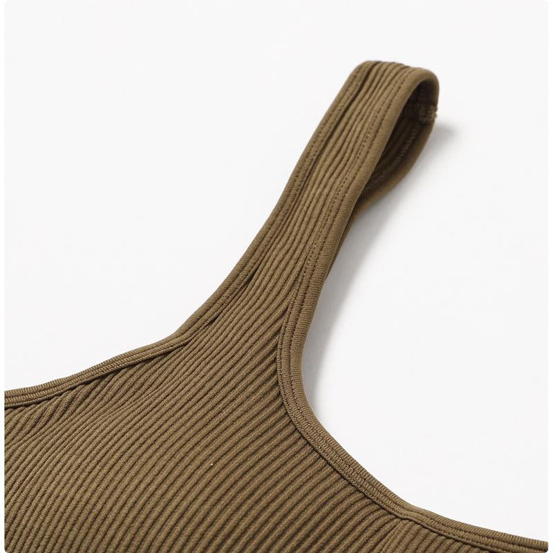 OEAK Women'S Sports Jumpsuit Long Tight Yoga Jumpsuit Sleeveless Playsuits Ribbed Workout Bodysuit Stretch Jogging Romper Tracksuit